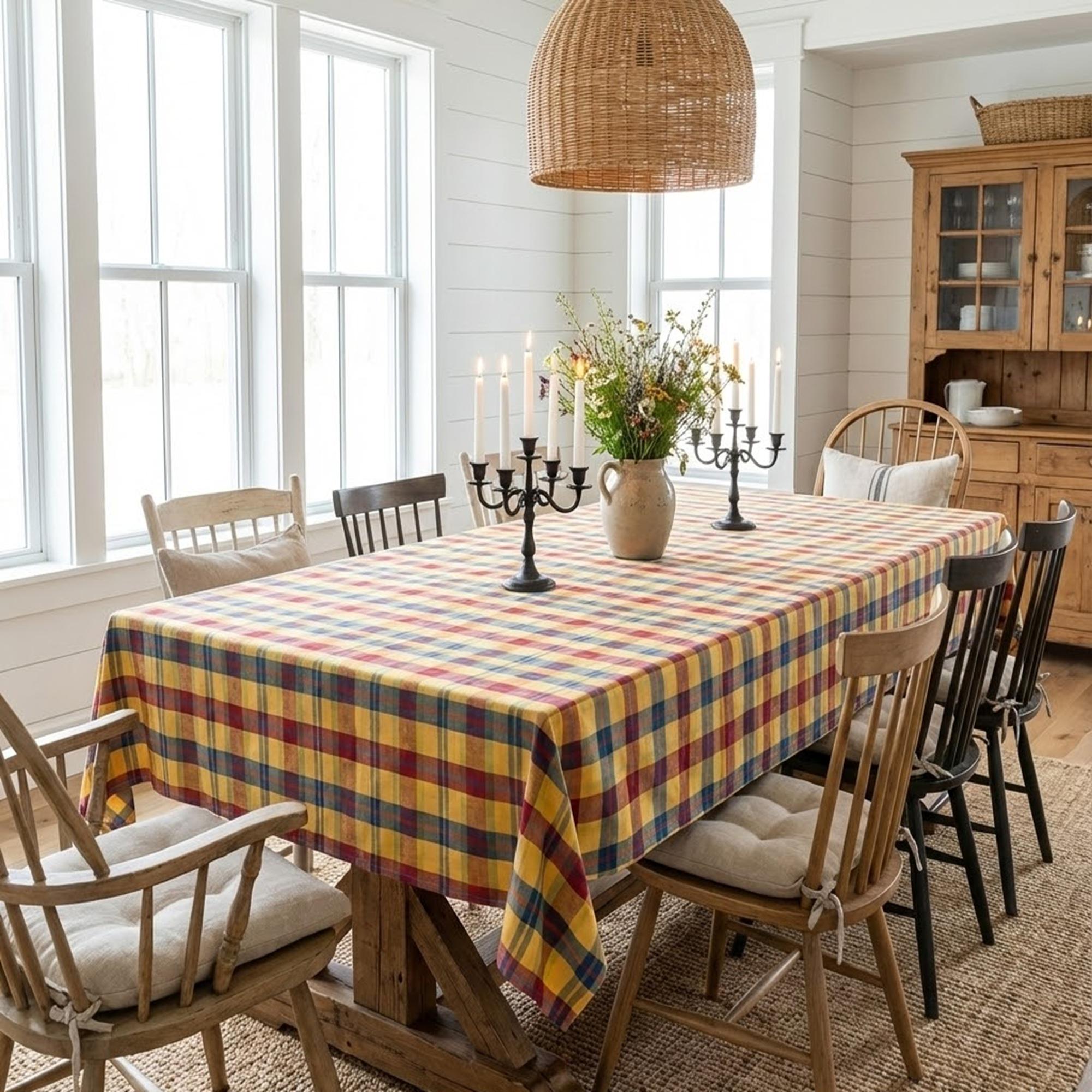 ABAKUHAUS Azienda vinicola Tovaglietta Americana Set di 4, Tavolo in Legno Tappi per Vino, Tovagliette in Tessuto Lavabile per Tavolo da Pranzo Cena, Marrone