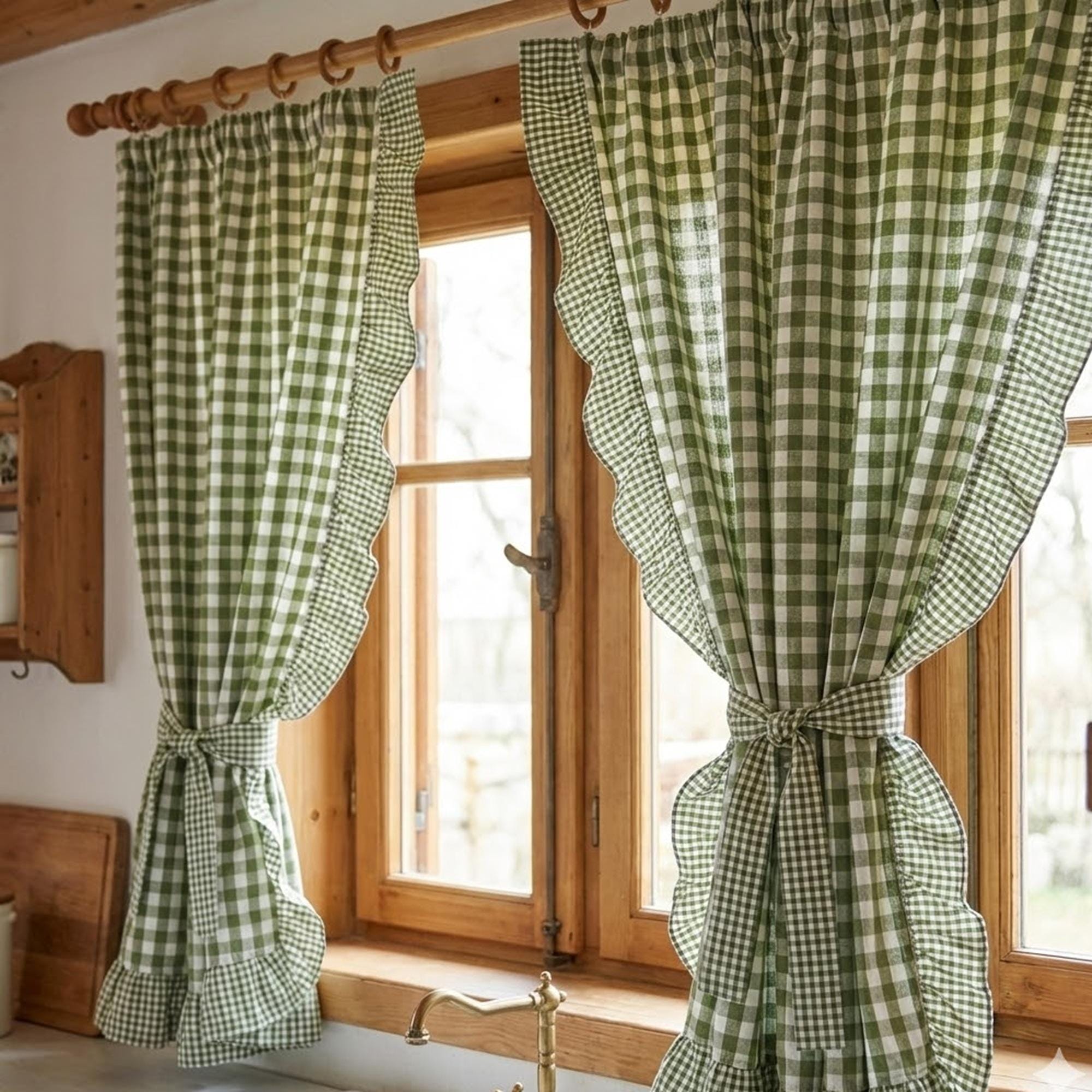 Tende per regole della cucina, 69,5 cm di larghezza x 99 cm di
