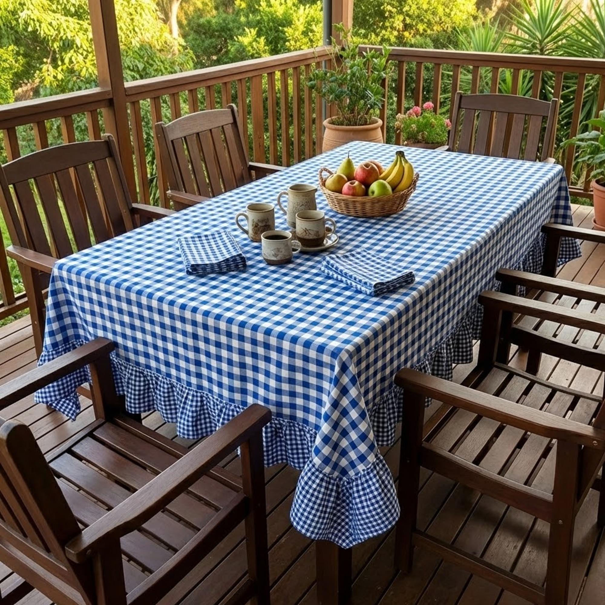 Set di tovagliette per tavolo da pranzo con stampa di girasole da