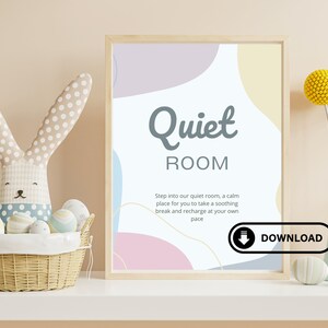 Quiet Room Printable Sign and Passes Party and Event - Etsy