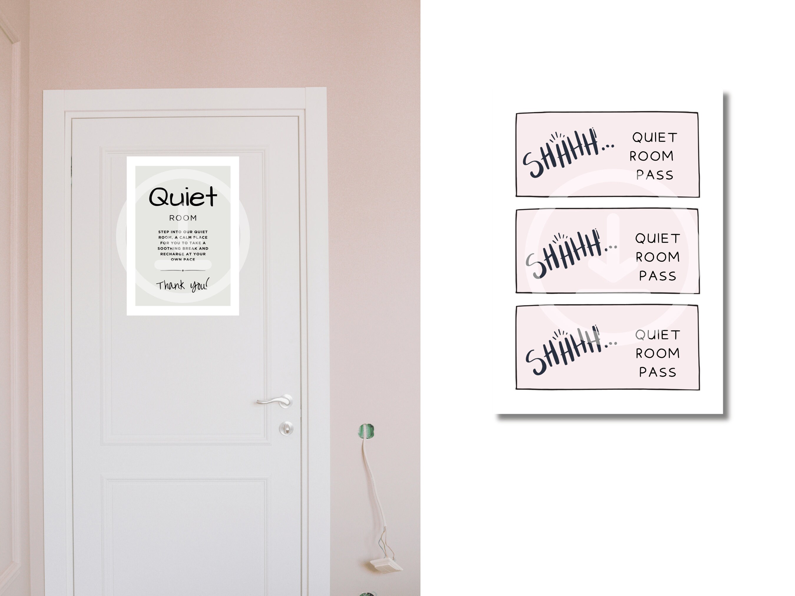 Quiet Space/room Printable Sign A4 Party Event Office - Etsy