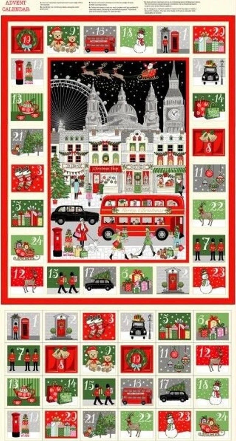 Advent Fabric Panel - Etsy