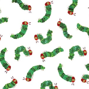 The Very Hungry Caterpillar Walk From Andover Fabrics By Eric Carle, 100% Cotton Fabric