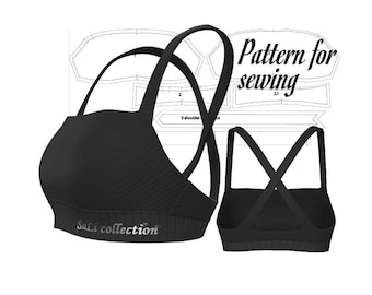 Pattern for sewing Top from Sali brand