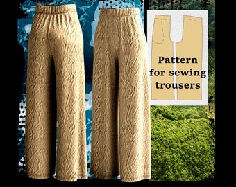 Pattern for sewing pants