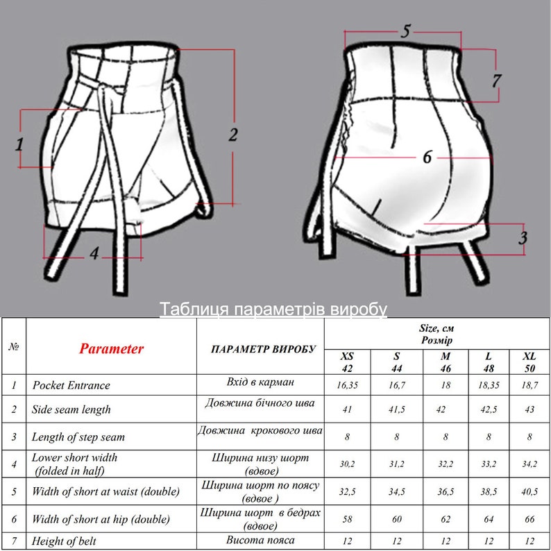 Pattern for sewing shorts from SaLi brand image 5