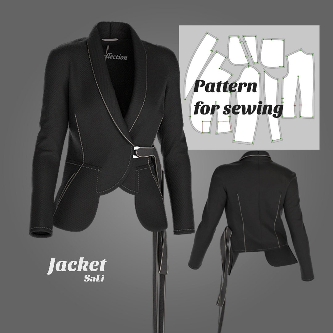 Jacket Sewing Pattern - Etsy