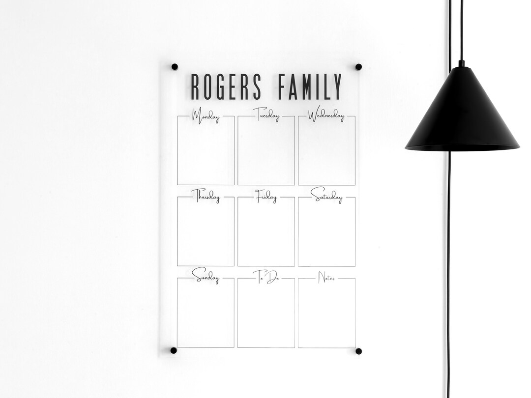 Personalized Acrylic Calendar For Wall Large Dry Erase Etsy personalized-acrylic-calendar-for-wall-large-dry-erase-etsy