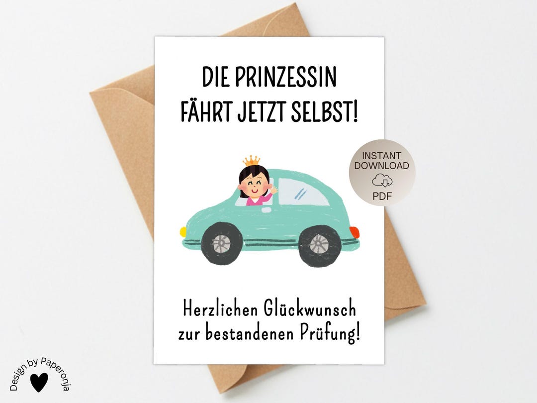 Scheda Per L'esame Di Guida Di Congratulazioni Per Lui O Per Lei