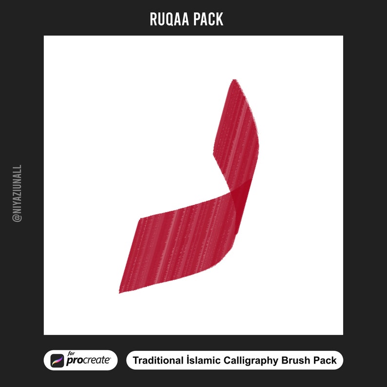 Traditionalhand Arabic Calligraphy Ruqaa Pack Brush for Procreate - Etsy