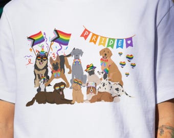 Pride Month Dog Shirt – Celebrate Love & Pawsitivity! – Unisex Comfort Colors T Shirt