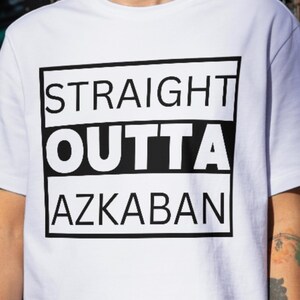 Straight Outta Azkaban Comfort Colors Shirt - Mischievous Wizarding World Tee