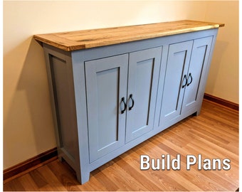 Shaker-Style Sideboard Cabinet - Build Plans