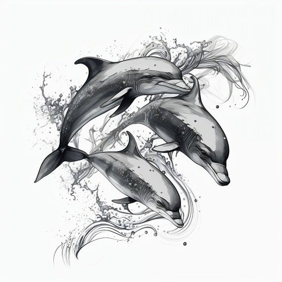 Cute Dolphin Tattoos | Dolphins tattoo, Tasteful tattoos, Tattoo designs