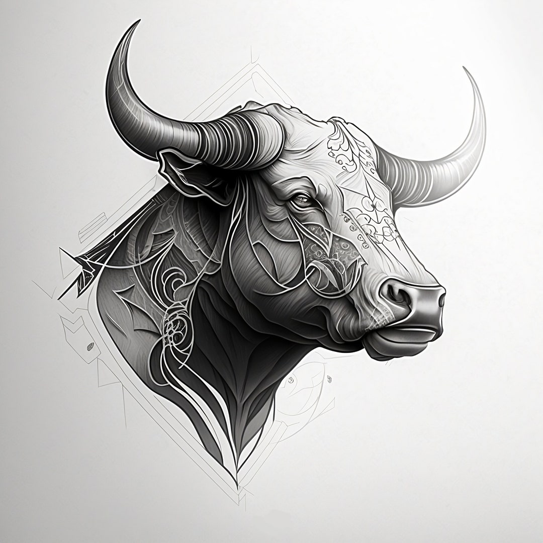 Tattoo uploaded by Taylor Geiger • Tribal Bull Tattoo • Tattoodo