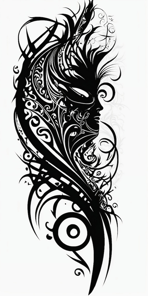 Top 156+ tribal tattoo stencils best