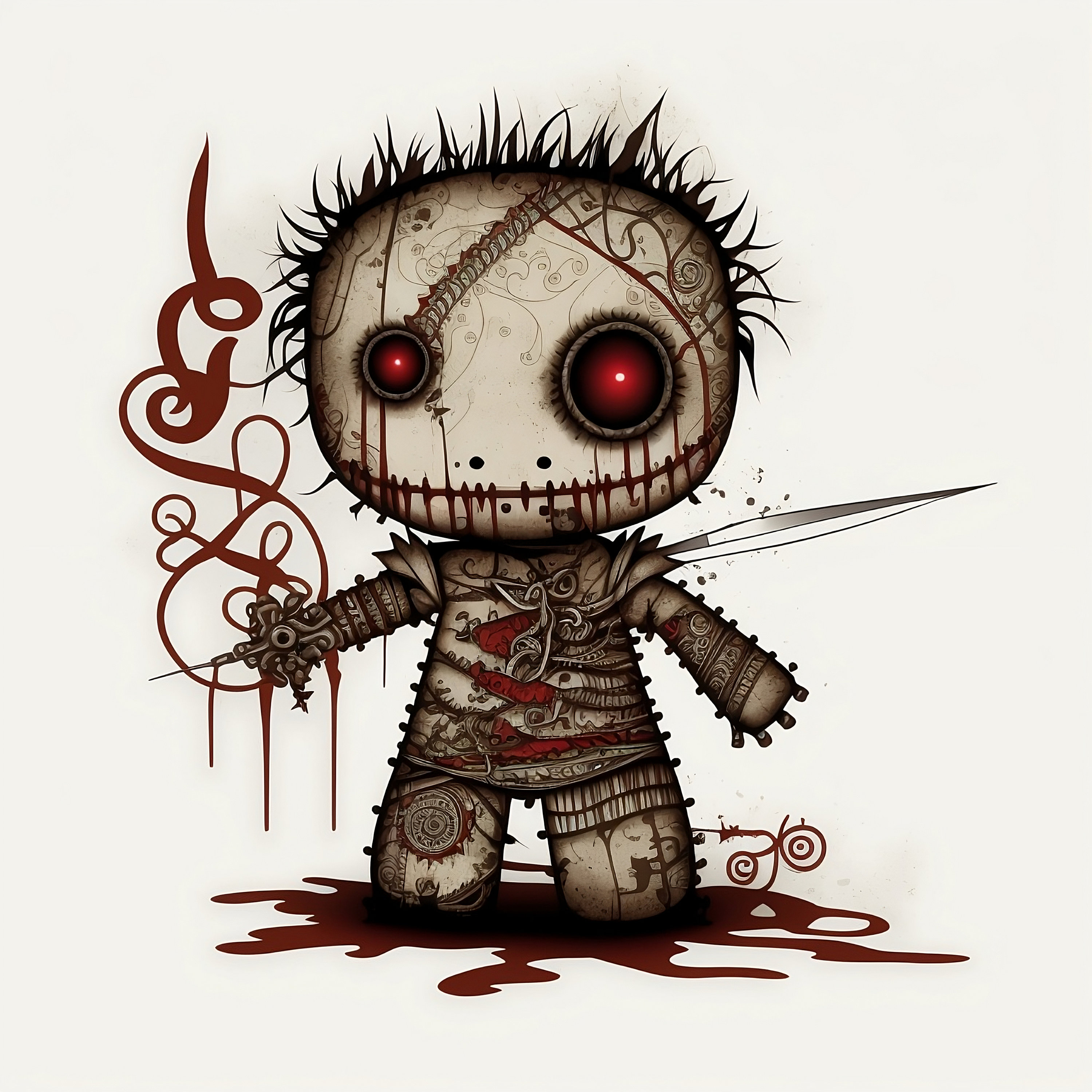 Discover 80 gothic voodoo doll tattoo super hot  incdgdbentre