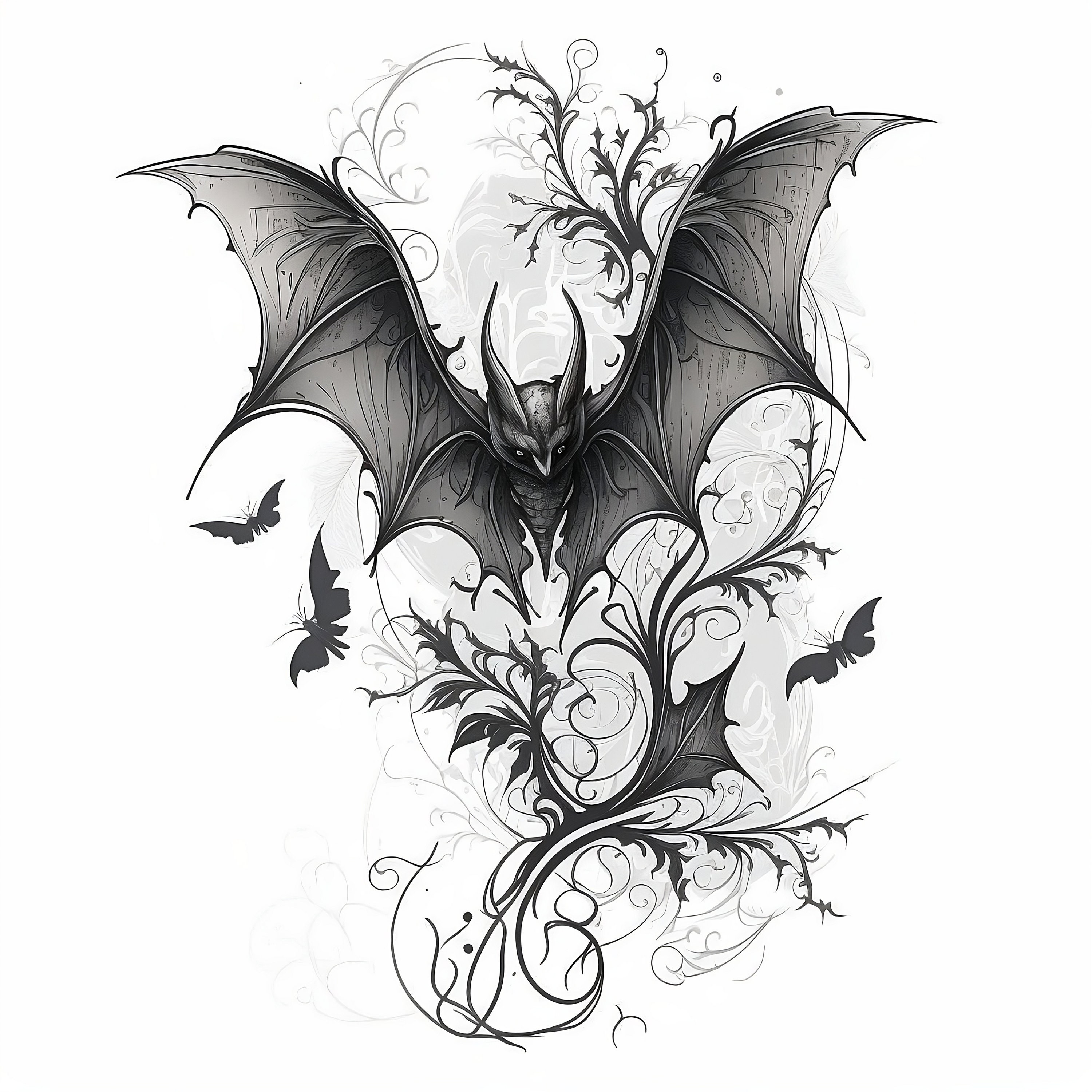 Share more than 69 eddie munson bat tattoo stencil best  incdgdbentre