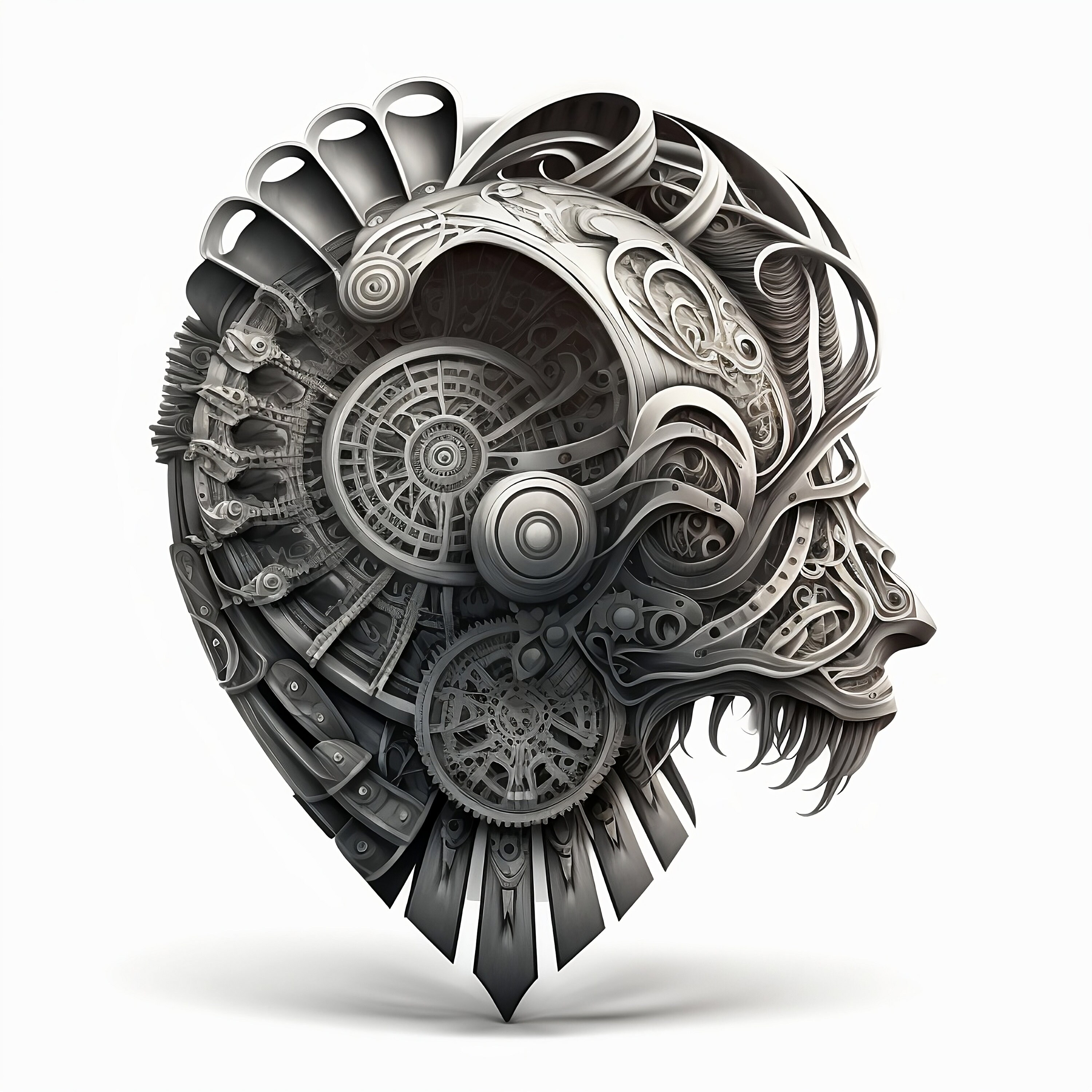 Biomechanical Gears Drawings