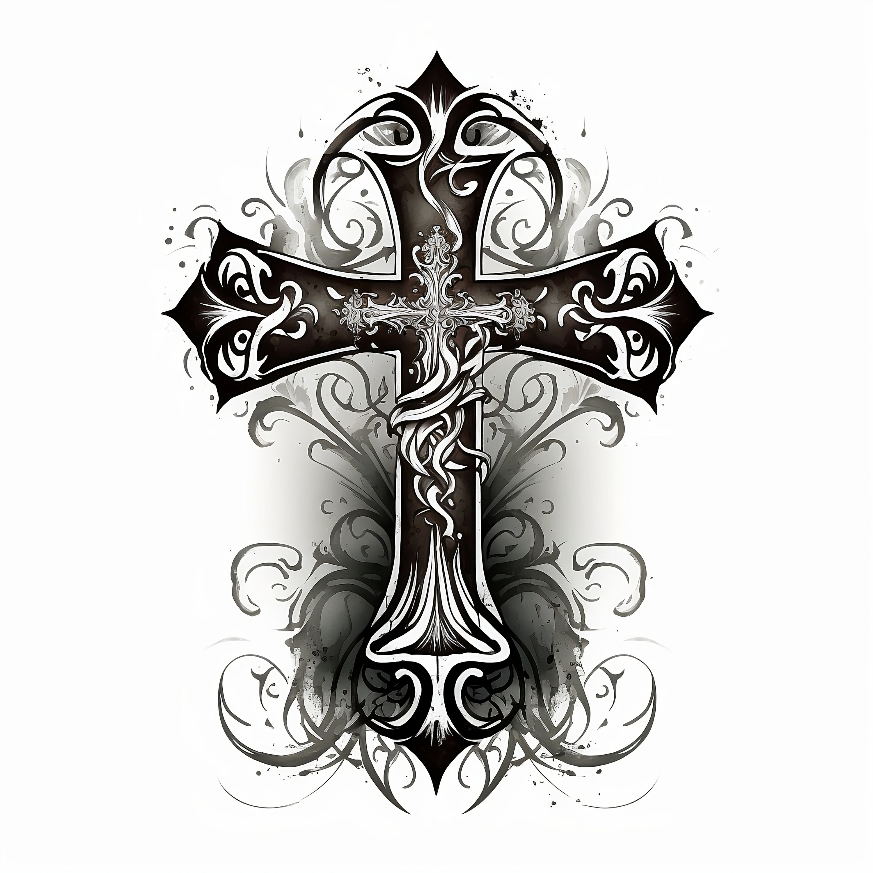 Cross Tattoo: Over 39,043 Royalty-Free Licensable Stock Vectors & Vector  Art | Shutterstock