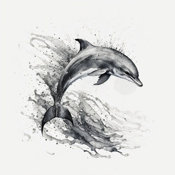 Dolphin Tattoo Free Vector and graphic 52932506.