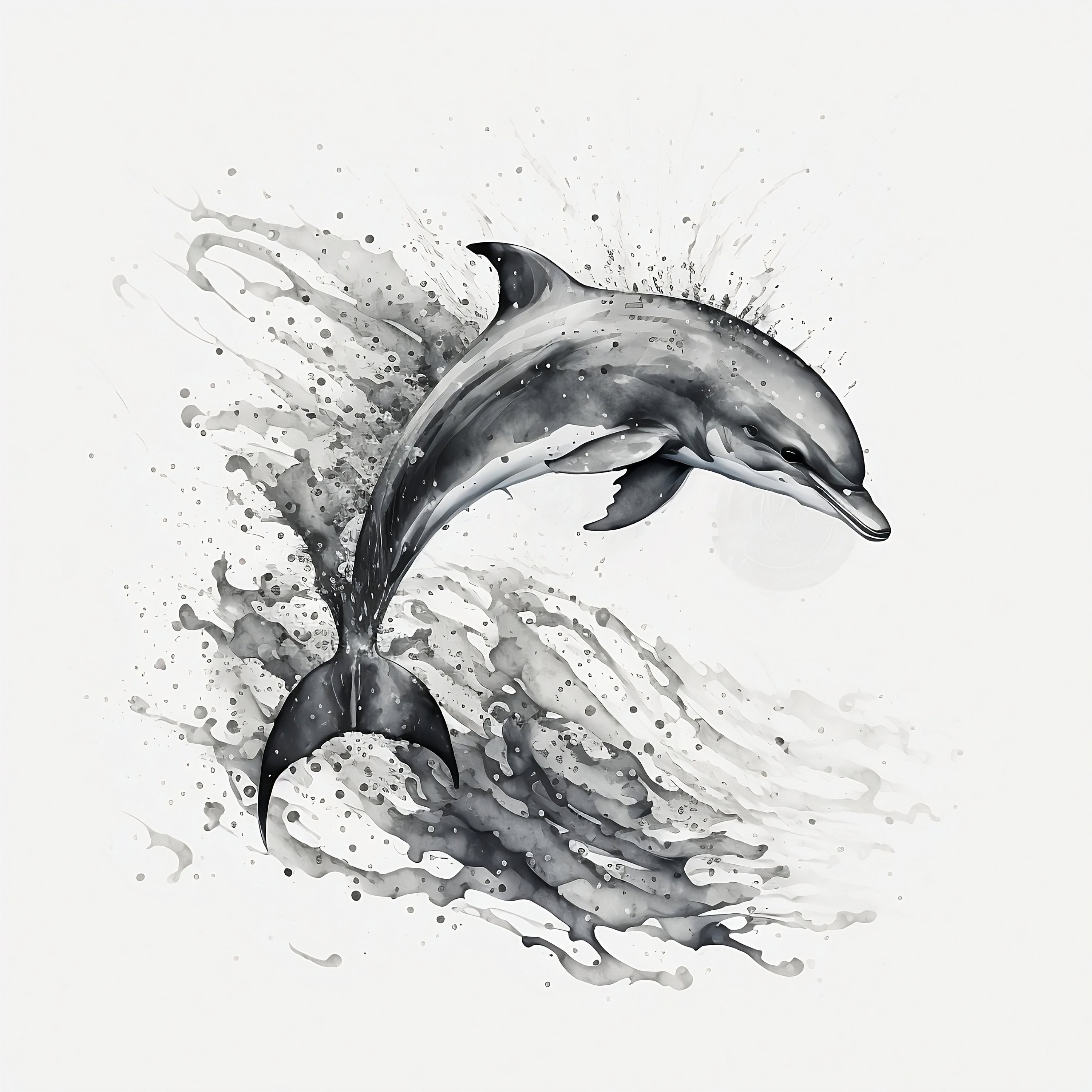 High quality original dolphin tattoo Stock Vector by ©StellaL 122900330