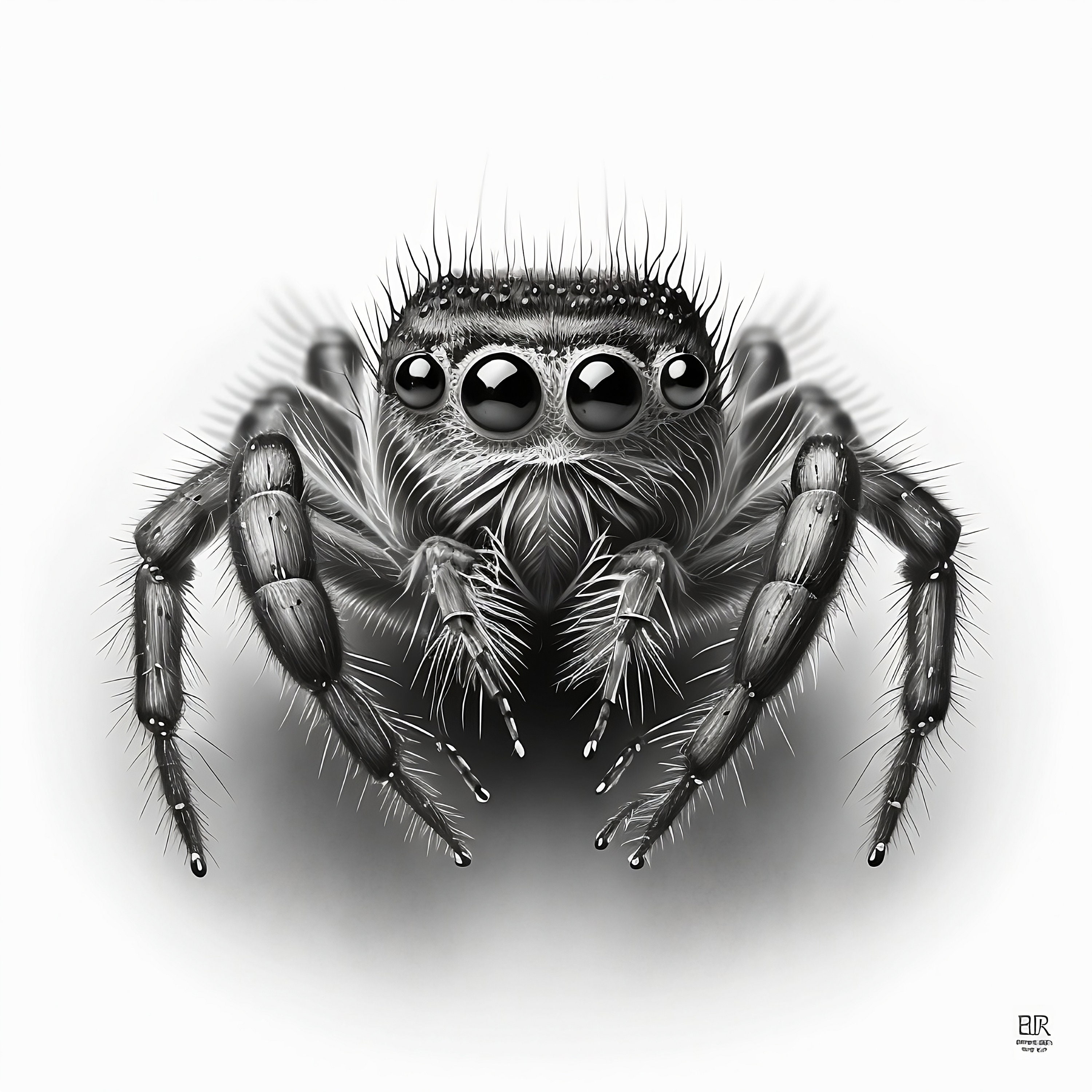 Jumping spider by Shaylin Alaska  Tattoos Jumping spider Alaska tattoo