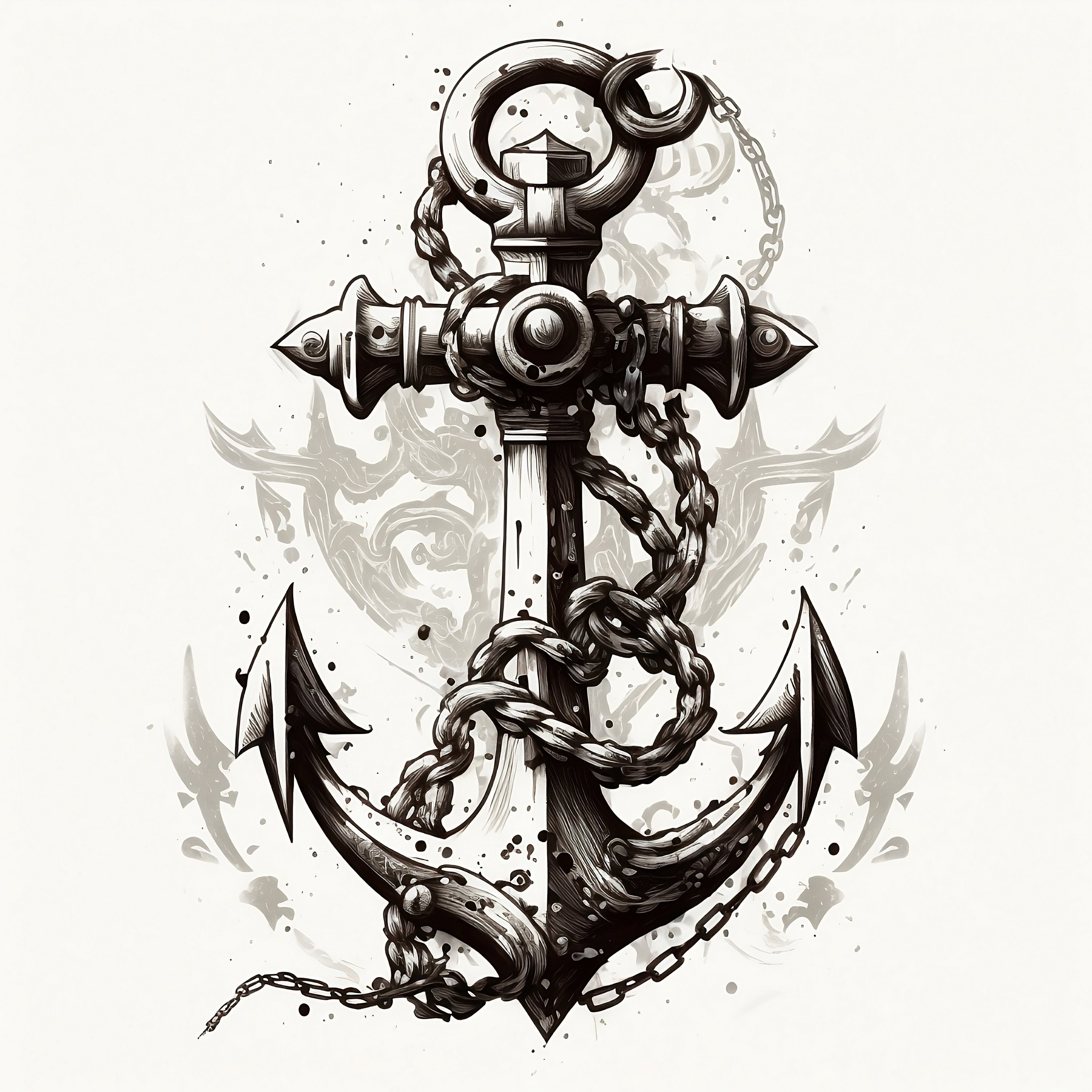 24X Anchor Ship Temporary Tattoo Sticker Waterproof Adult Men Women Vintage  | eBay