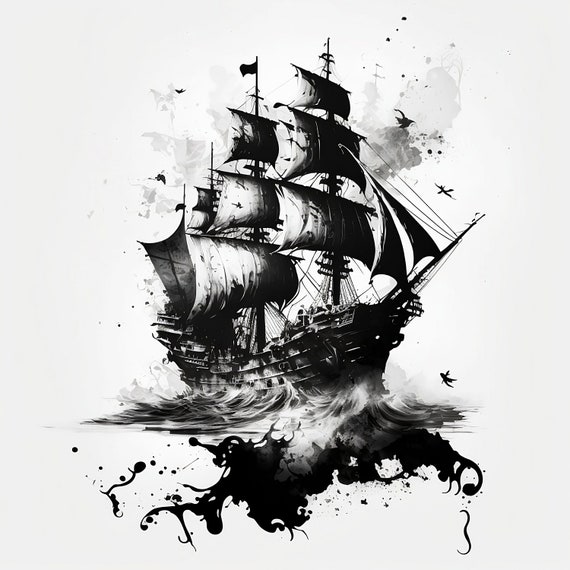 Nautical Tattoo - Etsy