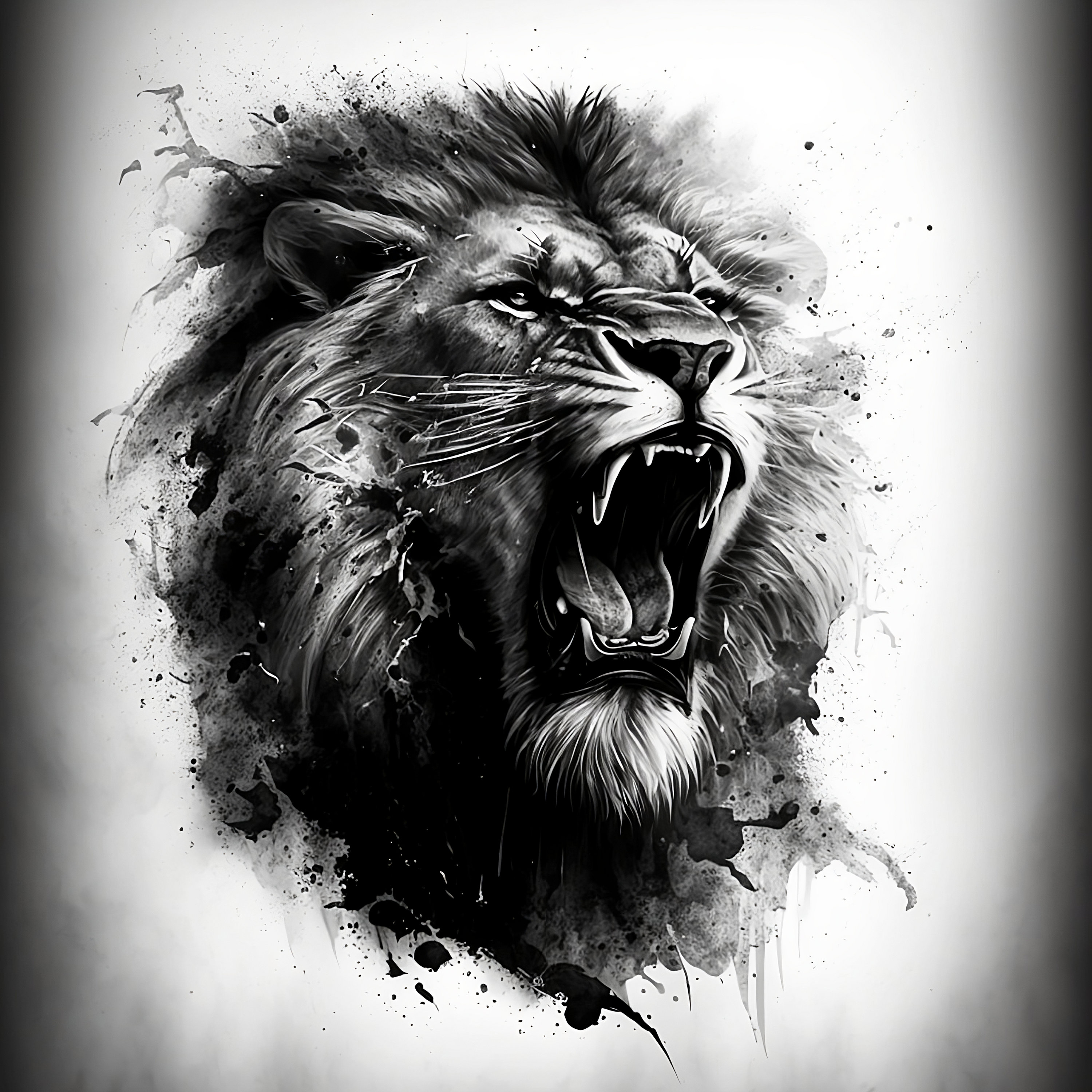 roaring lion by asussman on DeviantArt