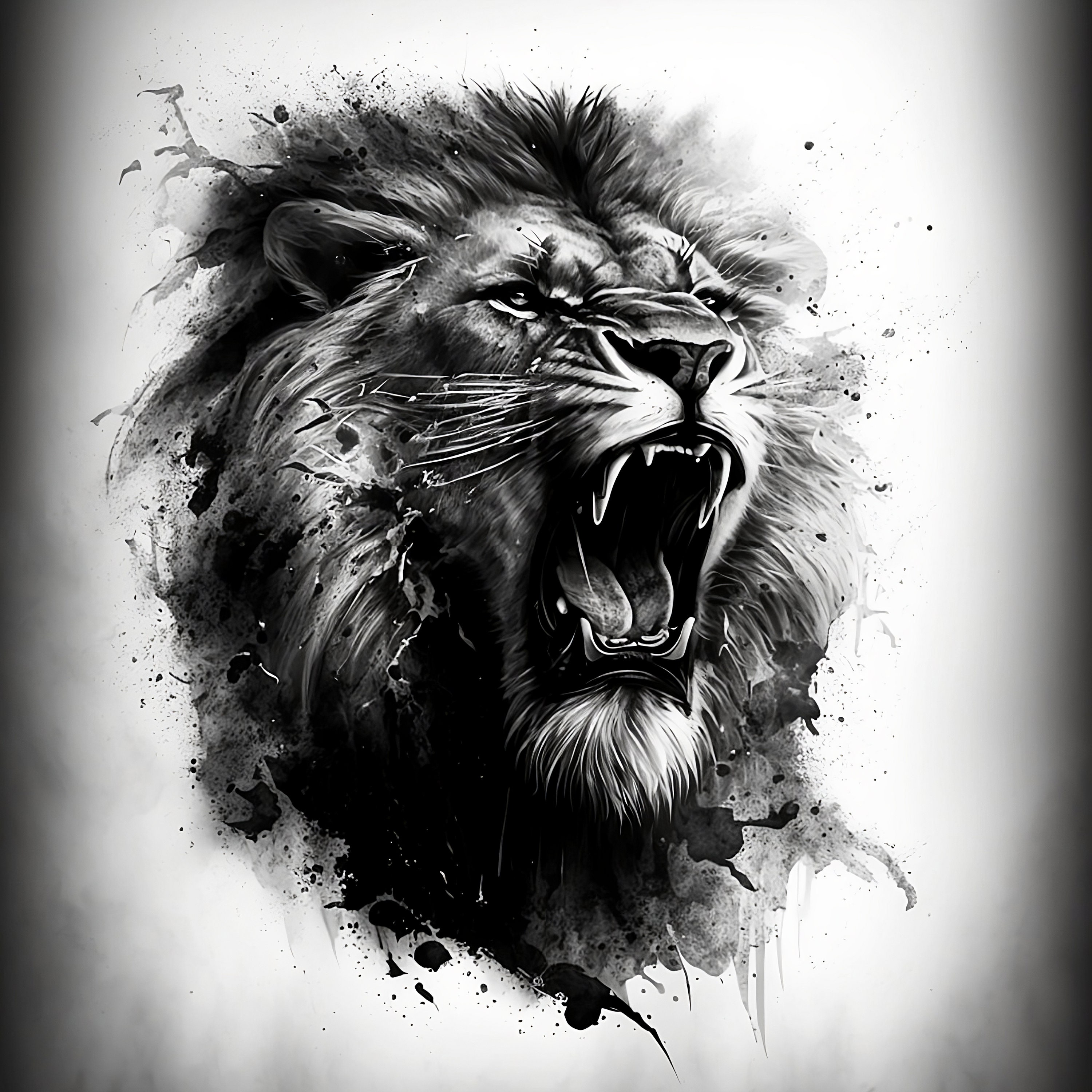 King Lion Tattoo Drawing Ganalytic