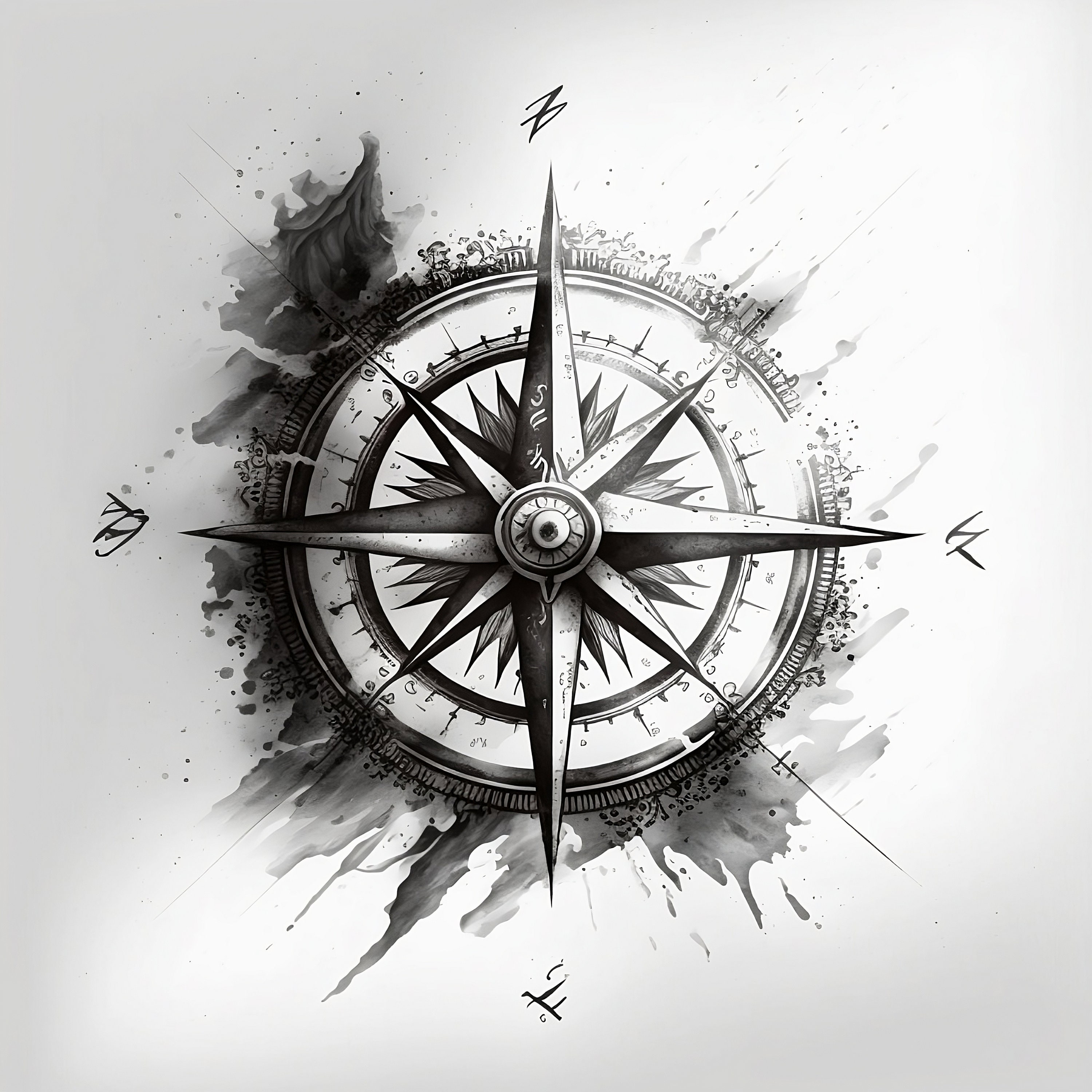 15 Distinctive Compass Tattoo Designs  2023  Styles At Life