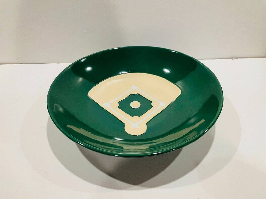 POTTERY BARN Game Plan Baseball Field Chip & Dip 15 Etsy