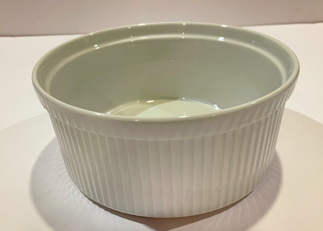 APILCO Porcelain Large Souffle Dish Made in France 6 Cups/1 Etsy