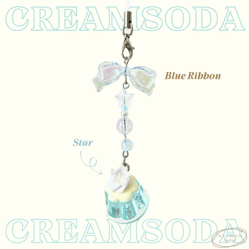 Cute Mini Resin Pudding Keychain jelly, Bag Charm, Keyring, Birthday