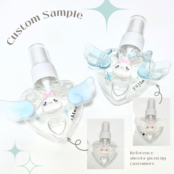 Custom Cute Kawaii Sanrio Refillable Resin Spray Bottle (melody