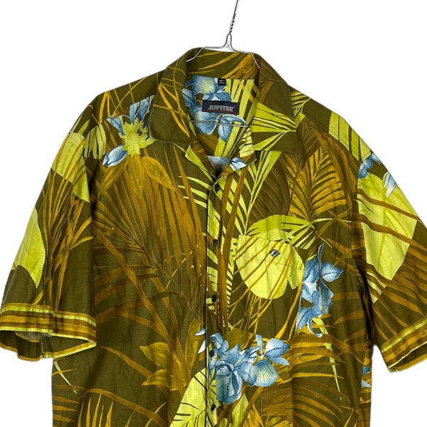 Vintage Shirt in Größe XL Hawaii Hemd, kurzarm retro Hemd der 80s / 90s, Unisex und oversized Hemden, nachhaltige vintage Mode, Sommerhemd