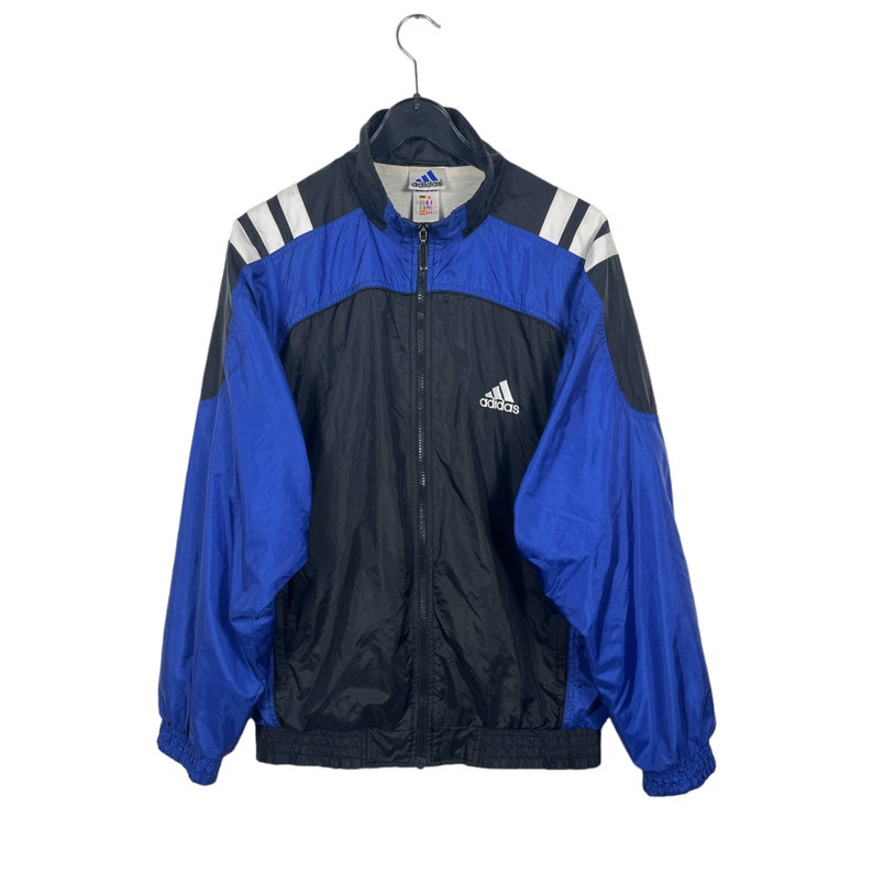 Tuta vintage in taglia M di ADIDAS degli anni '90, tuta streetwear vintage unisex e sportiva, rara scoperta immagine 2