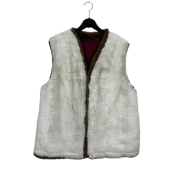 Vintage fleece vest in size M/L, fleece vest from… - image 1