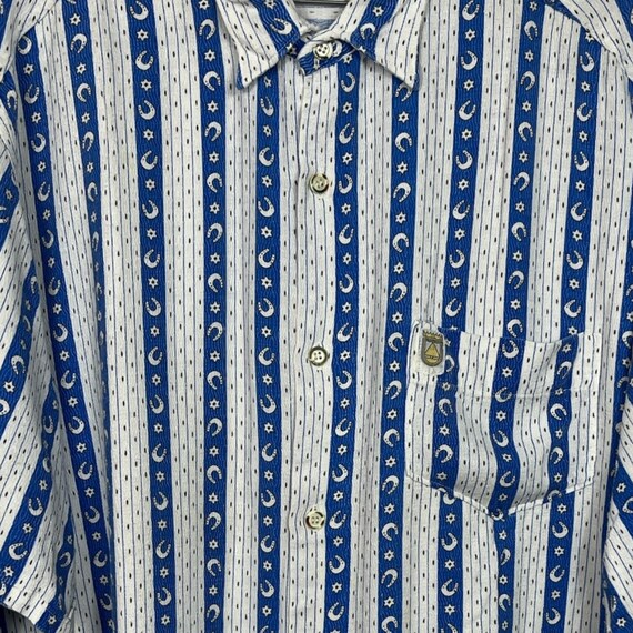 Vintage Shirt in Größe XL Crazy Pattern Hemd, kur… - image 5