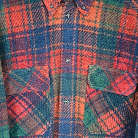 Vintage fleece shirt in size M by Fila, fleece sh… - image 4