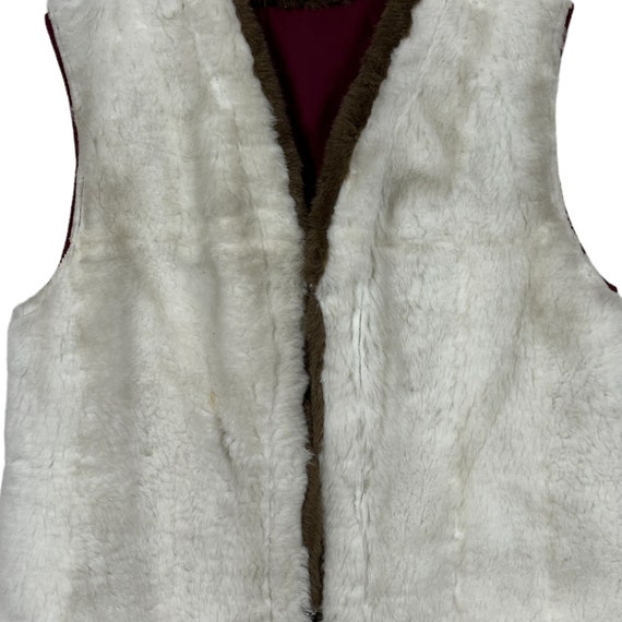 Vintage fleece vest in size M/L, fleece vest from… - image 4
