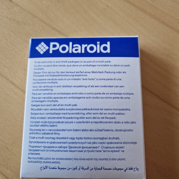Polaroid 600 Instant Color Film | Expired: 02 - 2004