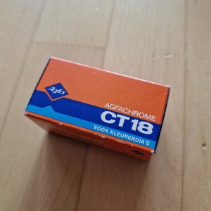 Agfa Agfachrome CT 18 | 120mm Color Reversal Film | Expired: 09 - 1984