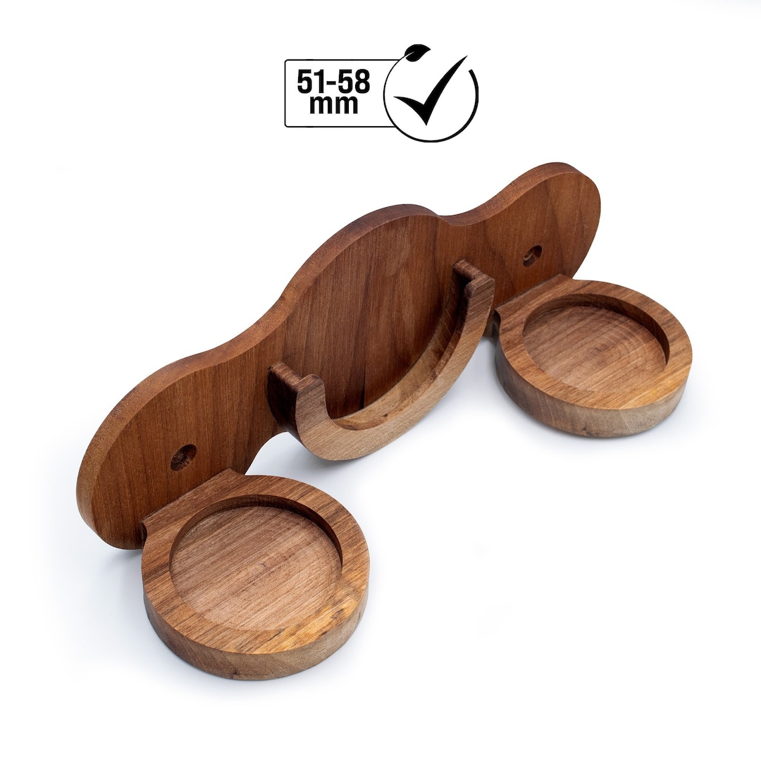 Wallmounted Wooden Storage Rack With Holder for 5158mm Etsy