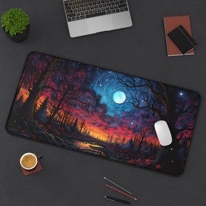 XL Desk Mat Sunset Dreamscape / Laptop desk mat / desk accessories / Keyboard mat / desk pad / gaming table mats / Desk decor/ Mouse Pad mat