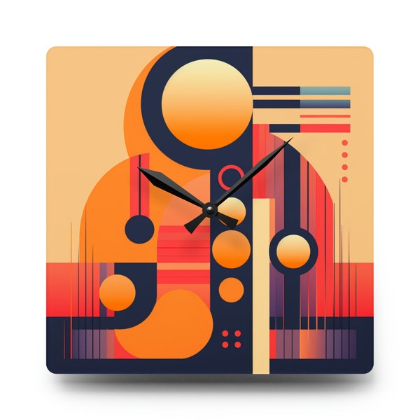 Retro Wall Clock Etsy