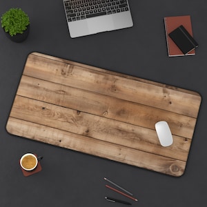 XL Desk Mat, Weathered Oak Boards