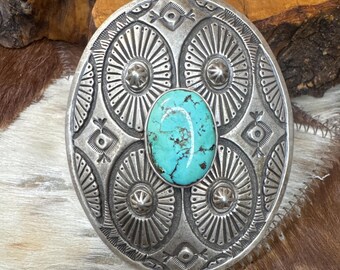 Vintage, Larry M Chavez, Sterling Silver, Belt Buckle. - Etsy display picture 3