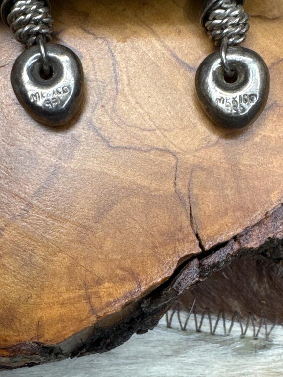 Sterling Silver Dangle Earrings - image 4